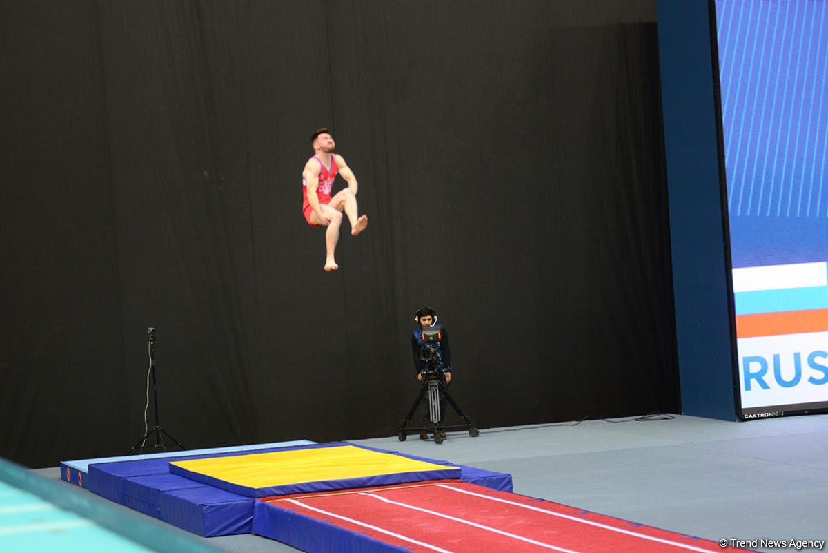 Bakıda batut gimnastikası və tamblinq üzrə ilin ilk Dünya Kuboku keçirilir (FOTO)