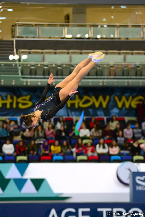 Bakıda batut gimnastikası və tamblinq üzrə ilin ilk Dünya Kuboku keçirilir (FOTO)