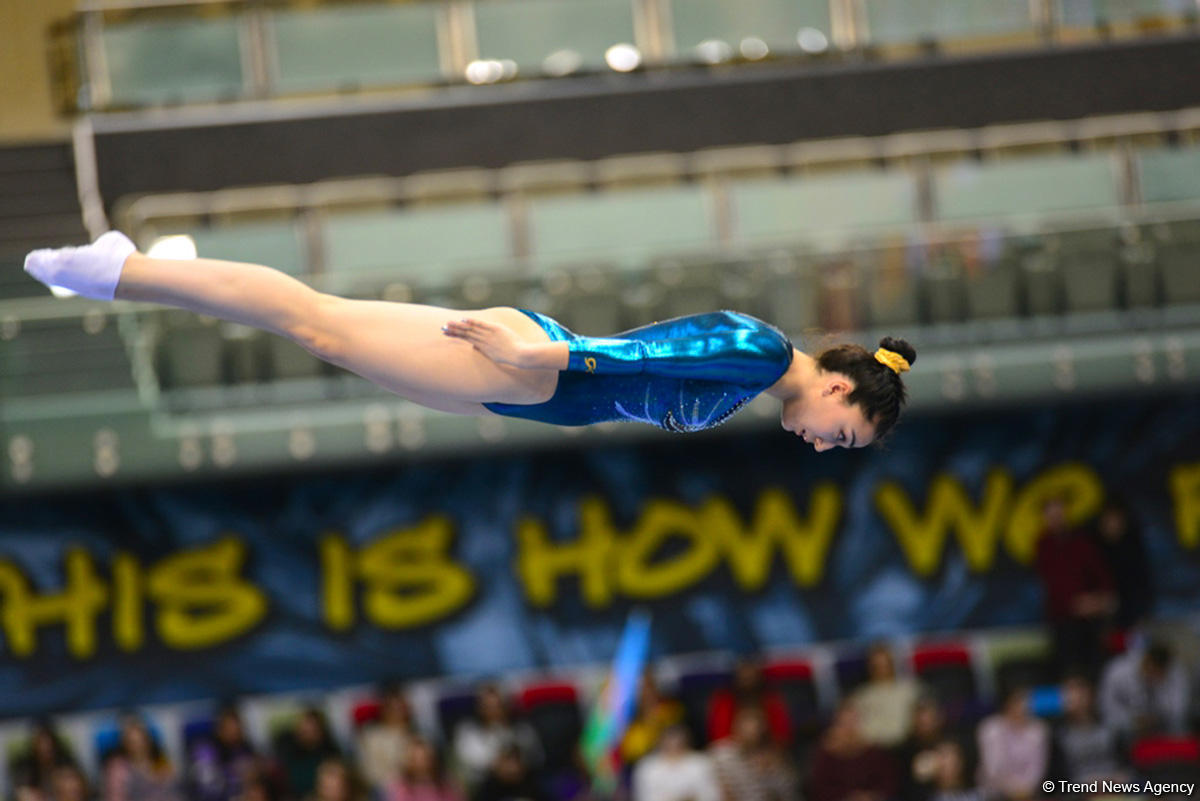 Bakıda batut gimnastikası və tamblinq üzrə ilin ilk Dünya Kuboku keçirilir (FOTO)