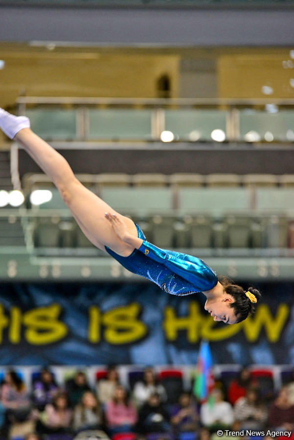 Bakıda batut gimnastikası və tamblinq üzrə ilin ilk Dünya Kuboku keçirilir (FOTO)