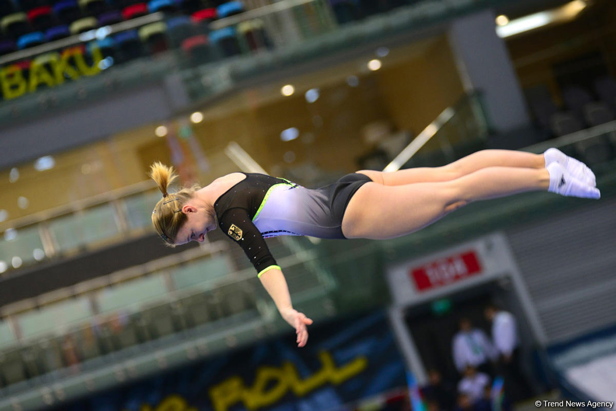 Bakıda batut gimnastikası və tamblinq üzrə ilin ilk Dünya Kuboku keçirilir (FOTO)
