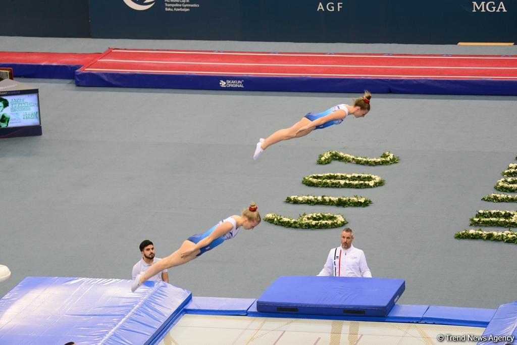 Bakıda batut gimnastikası və tamblinq üzrə Dünya Kubokunda maraqlı anlar (FOTO)