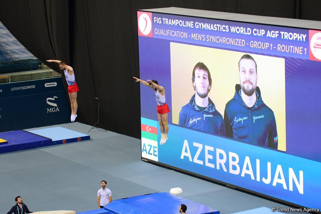 Bakıda batut gimnastikası və tamblinq üzrə Dünya Kubokunda maraqlı anlar (FOTO)