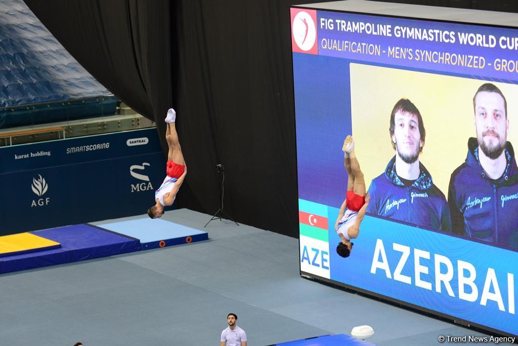 Bakıda batut gimnastikası və tamblinq üzrə Dünya Kubokunda maraqlı anlar (FOTO)