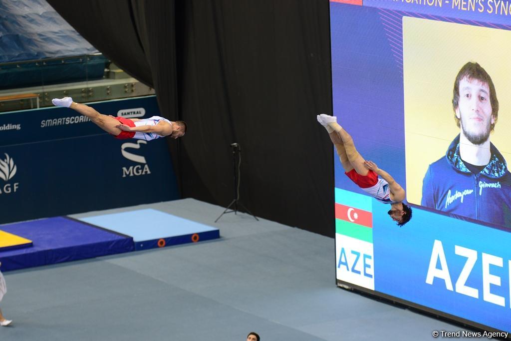 Bakıda batut gimnastikası və tamblinq üzrə Dünya Kubokunda maraqlı anlar (FOTO)