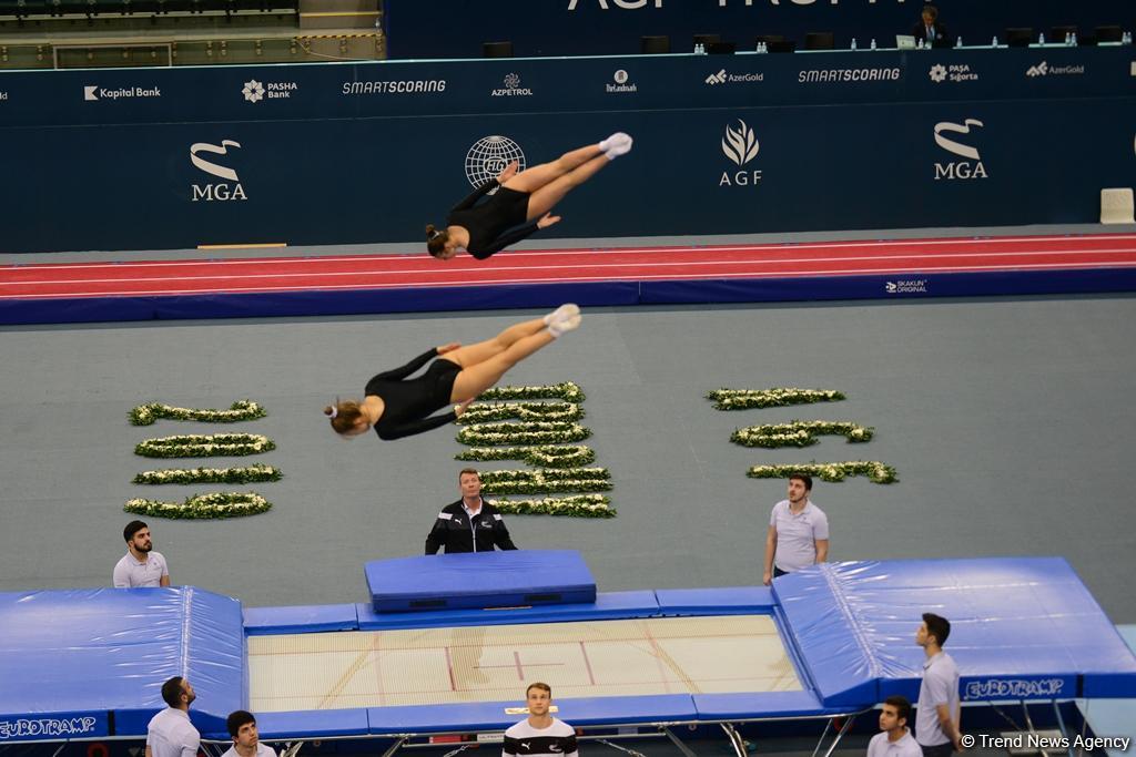 Bakıda batut gimnastikası və tamblinq üzrə Dünya Kubokunda maraqlı anlar (FOTO)