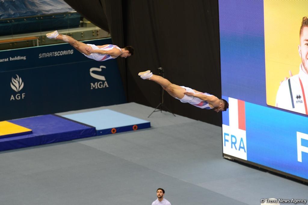 Bakıda batut gimnastikası və tamblinq üzrə Dünya Kubokunda maraqlı anlar (FOTO)
