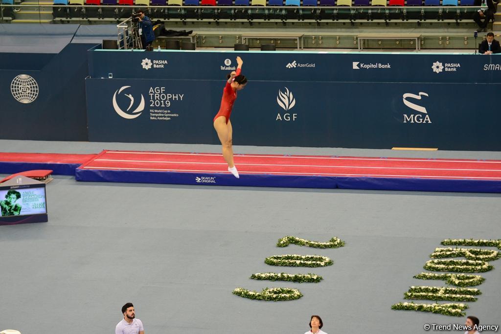 Bakıda batut gimnastikası və tamblinq üzrə Dünya Kubokunda ikinci yarış günü (FOTO)