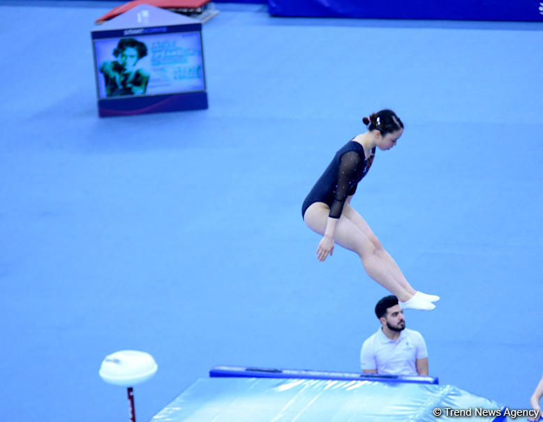 Bakıda batut gimnastikası və tamblinq üzrə Dünya Kubokunda ikinci yarış günü (FOTO)