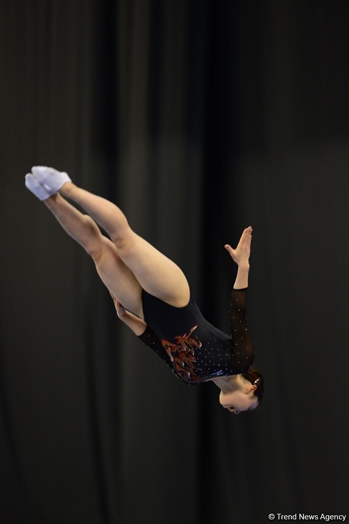 Bakıda batut gimnastikası və tamblinq üzrə Dünya Kubokunda ikinci yarış günü (FOTO)