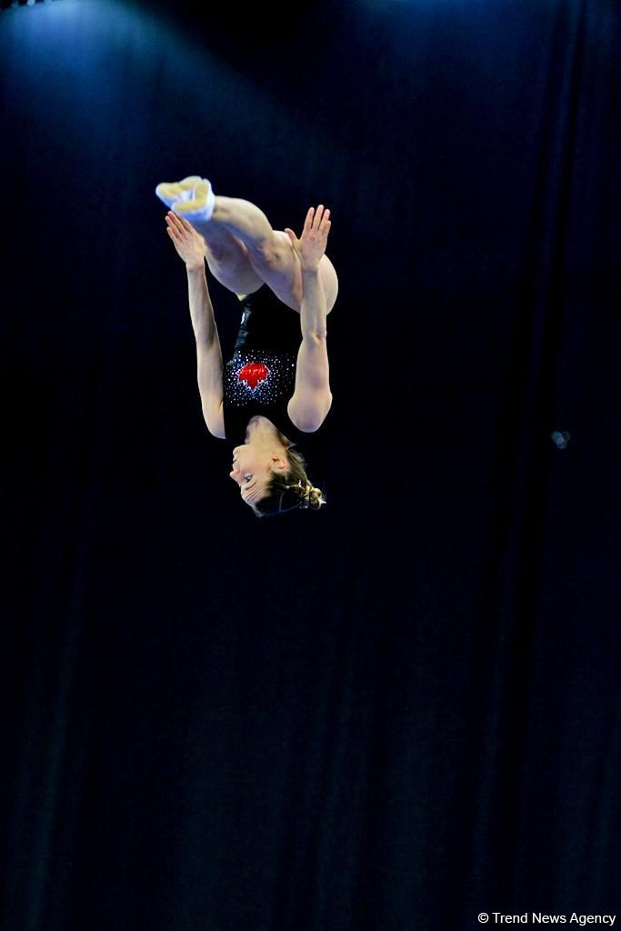 Bakıda batut gimnastikası və tamblinq üzrə Dünya Kubokunda ikinci yarış günü (FOTO)