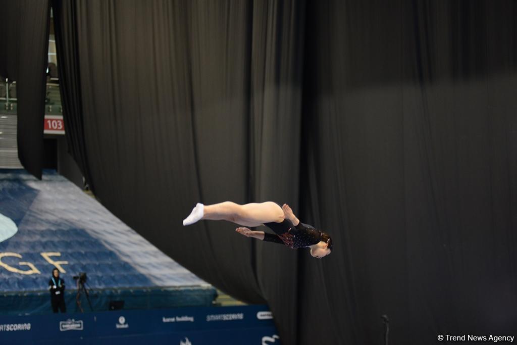 Bakıda batut gimnastikası və tamblinq üzrə Dünya Kubokunda ikinci yarış günü (FOTO)