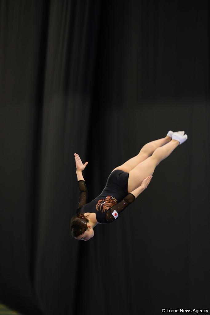 Bakıda batut gimnastikası və tamblinq üzrə Dünya Kubokunda ikinci yarış günü (FOTO)