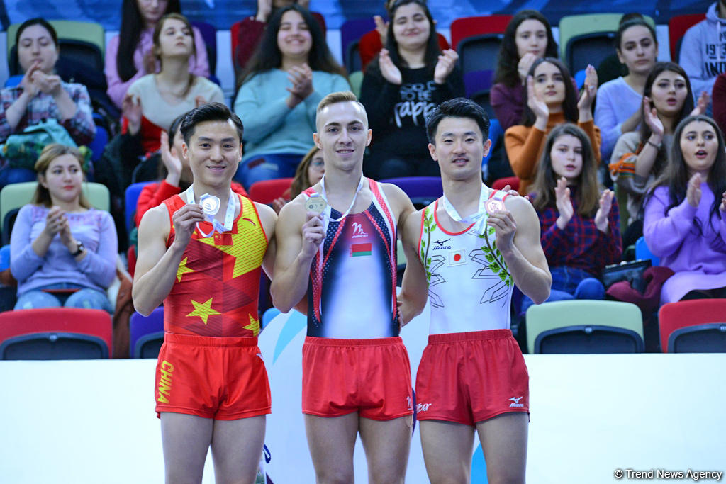 Bakıda batut gimnastikası və tamblinq üzrə Dünya Kubokunda maraqlı anlar (FOTO)