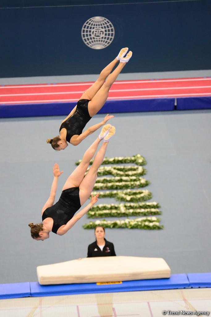 Bakıda batut gimnastikası və tamblinq üzrə Dünya Kubokunda maraqlı anlar (FOTO)