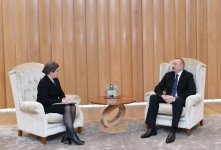 Azərbaycan Prezidenti ABŞ Dövlət katibinin enerji diplomatiyası üzrə müavininin müşaviri ilə görüşüb (FOTO) (YENİLƏNİB)