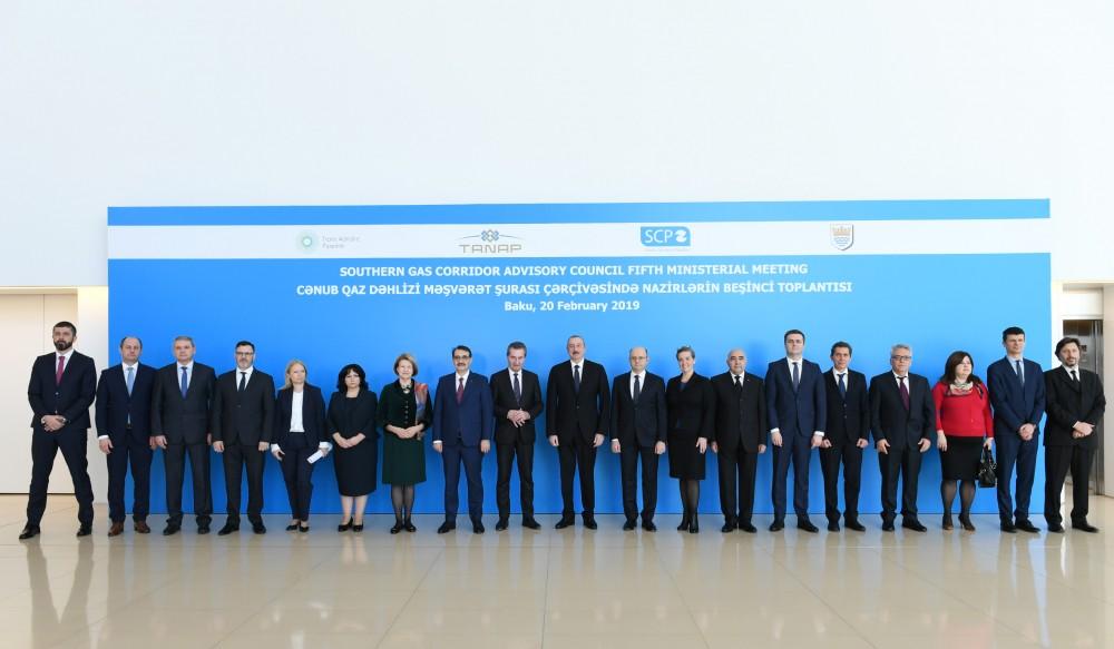 Prezident İlham Əliyev Bakıda Cənub Qaz Dəhlizi Məşvərət Şurası çərçivəsində nazirlərin beşinci toplantısında iştirak edib (FOTO) (YENİLƏNİB-5)