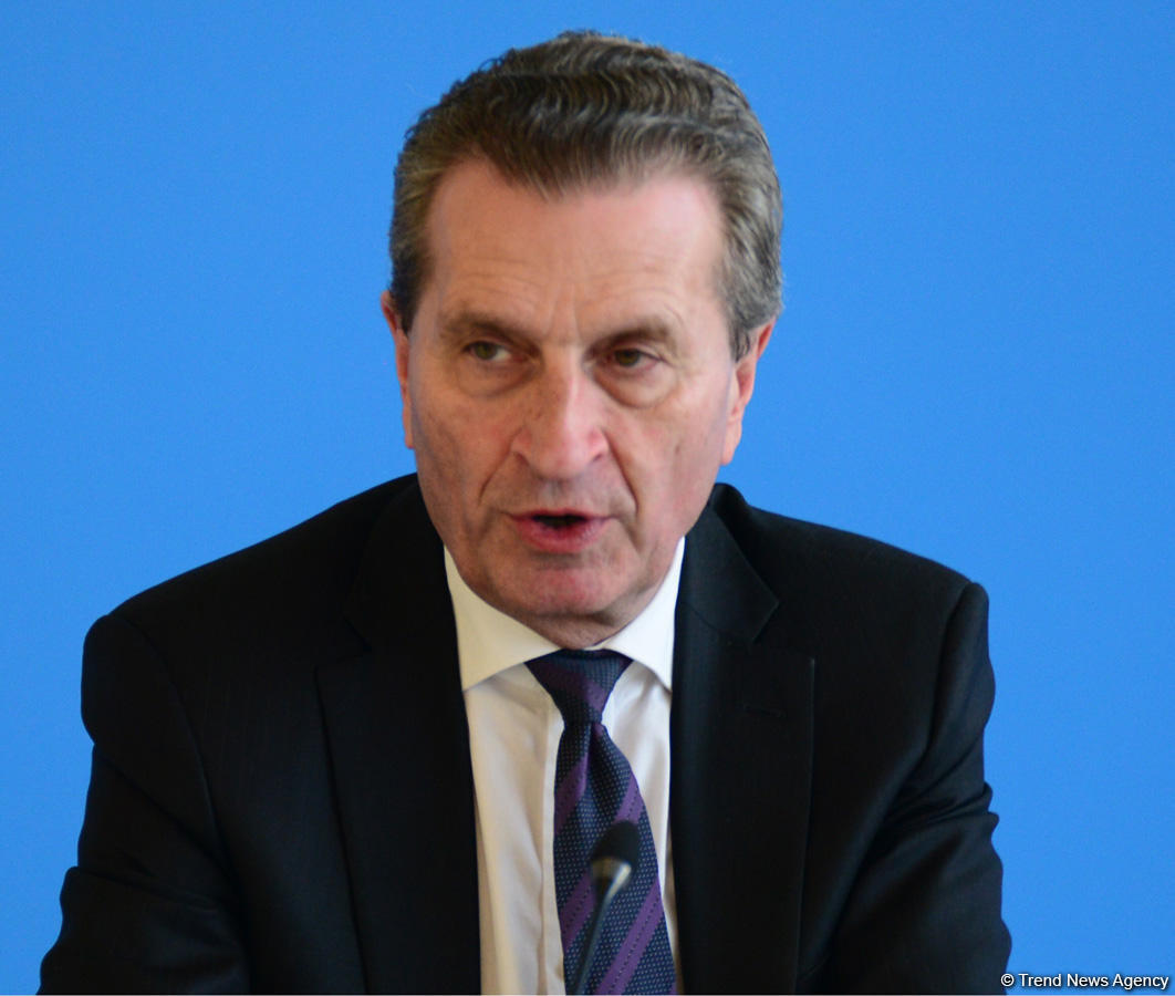 Günter Ottinger: “Cənub Qaz Dəhlizi” Aİ üçün strateji vacib layihədir