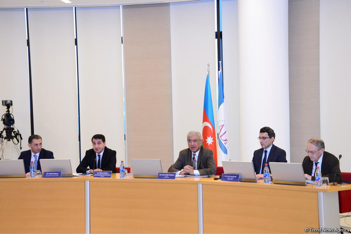 ADA-da "Azərbaycanın Ermənistanın işğalı altında olan ərazilərində qeyri-qanuni fəaliyyətlər: Peykdən çəkilmiş şəkillər, sübutlar" adlı hesabatın təqdimatı olub (FOTO)