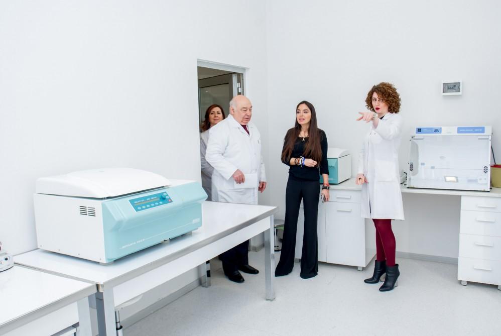 Heydər Əliyev Fondunun vitse-prezidenti Leyla Əliyeva Elmi-Tədqiqat Hematologiya və Transfuziologiya İnstitutunda olub (FOTO)