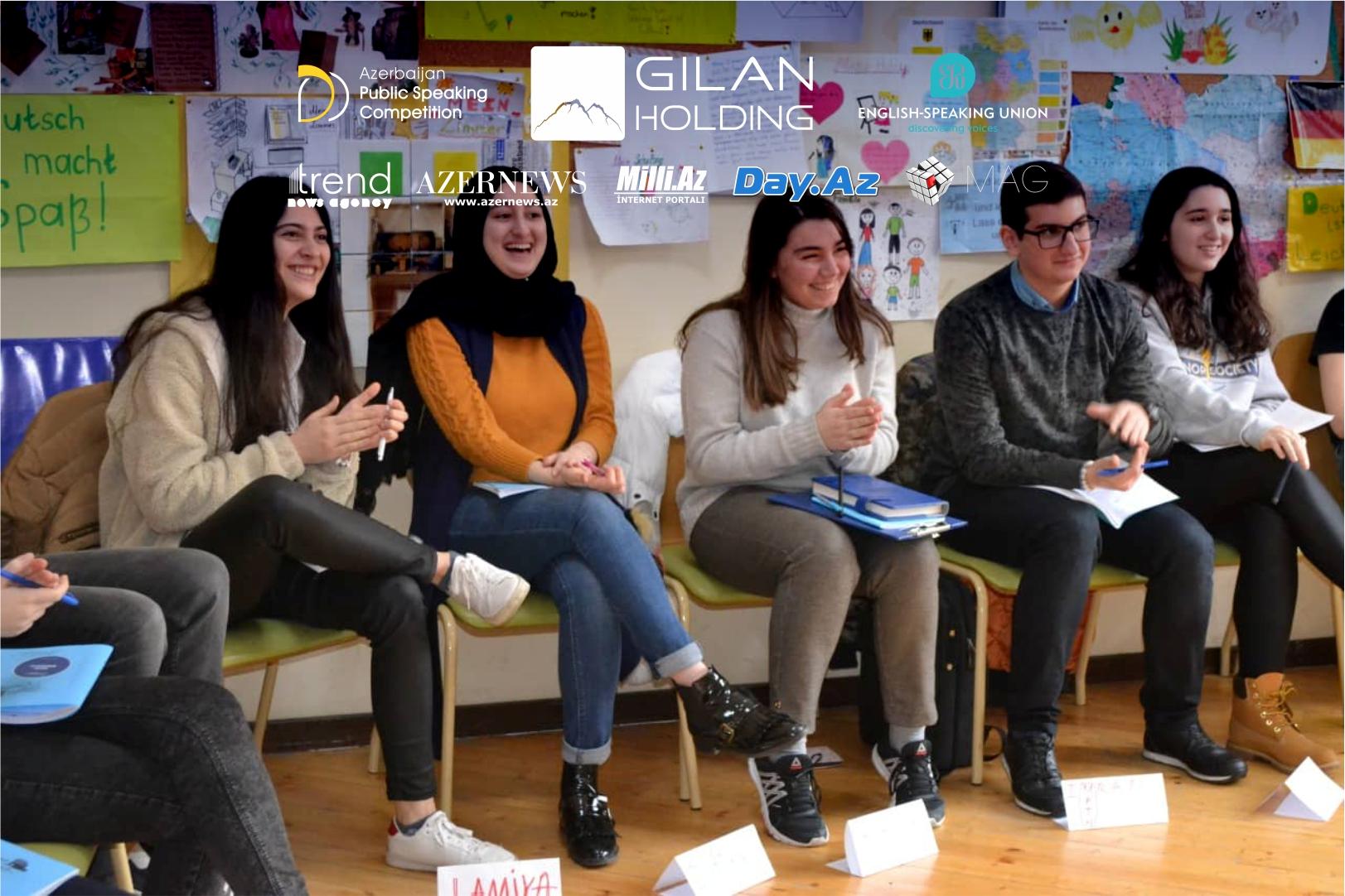 “Azerbaijan  Public Speaking Competition” layihəsinin ilk mərhələsi yekunlaşıb (FOTO)