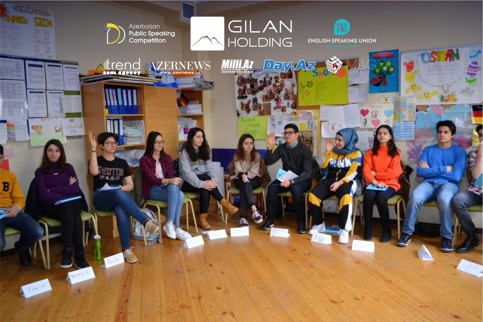 “Azerbaijan  Public Speaking Competition” layihəsinin ilk mərhələsi yekunlaşıb (FOTO)