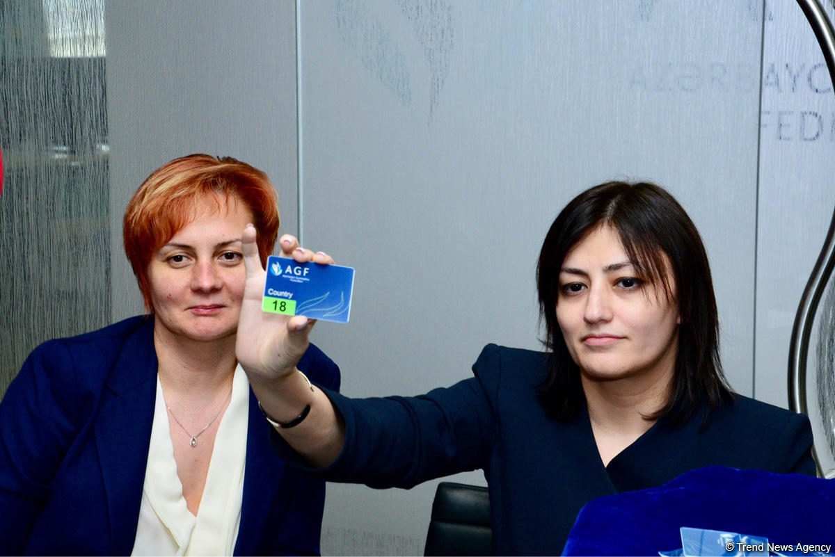 Bakıda bədii gimnastika üzrə Avropa Çempionatının püşkatması keçirilib (FOTO)