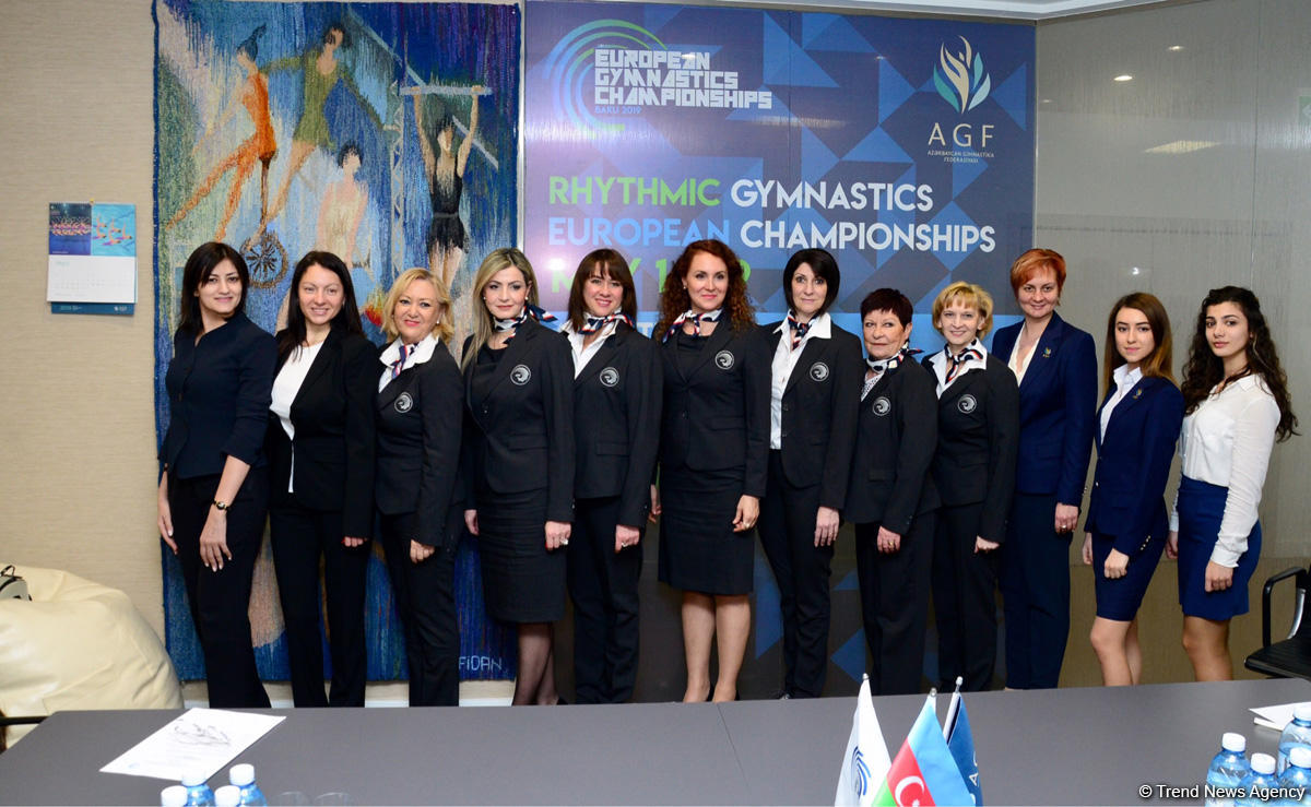 Bakıda bədii gimnastika üzrə Avropa Çempionatının püşkatması keçirilib (FOTO)
