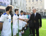 Prezident İlham Əliyev  “Bakı 2019: Ulduzlar Finalı” qarşılaşmasını izləyib (YENİLƏNİB-2) (FOTO)
