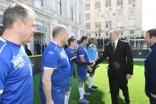 Prezident İlham Əliyev  “Bakı 2019: Ulduzlar Finalı” qarşılaşmasını izləyib (YENİLƏNİB-2) (FOTO)