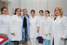 Heydər Əliyev Fondunun vitse-prezidenti Leyla Əliyeva Sabunçu rayonundakı 2 saylı Doğum evində olub (FOTO)