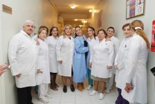Heydər Əliyev Fondunun vitse-prezidenti Leyla Əliyeva Sabunçu rayonundakı 2 saylı Doğum evində olub (FOTO)