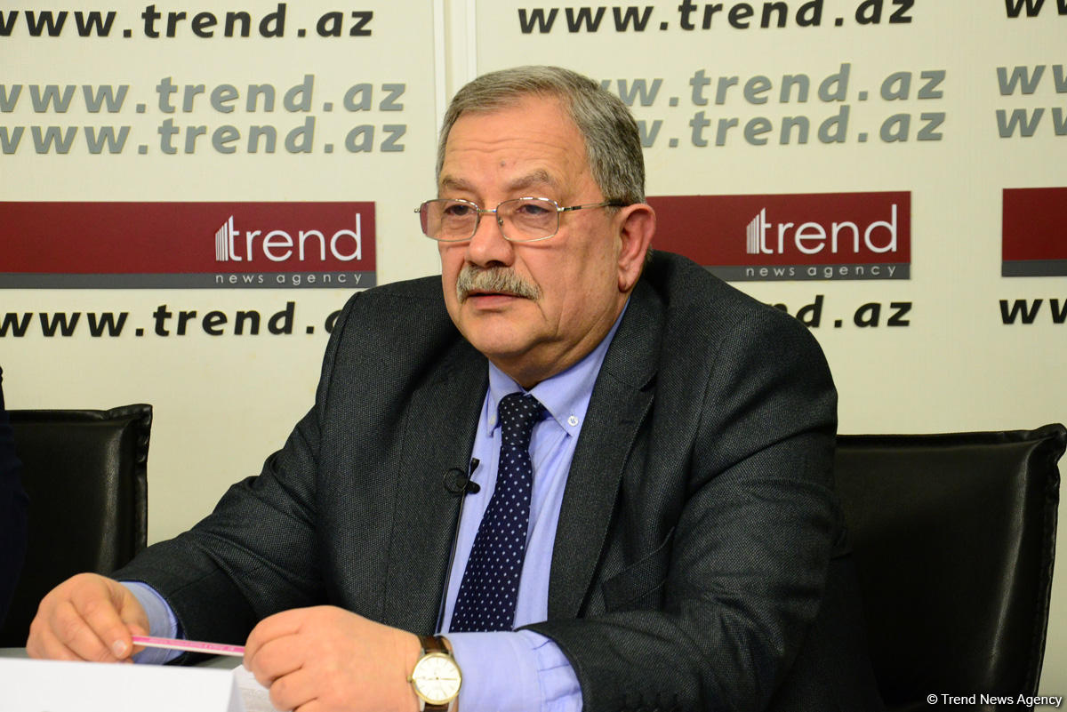 Trend İnformasiya Agentliyində "Azərbaycan və Rusiyanın iqtisadi və investisiya əməkdaşlığı: yeni artım nöqtələri” mövzusunda Moskva-Bakı videokörpüsü keçirilib (FOTO)