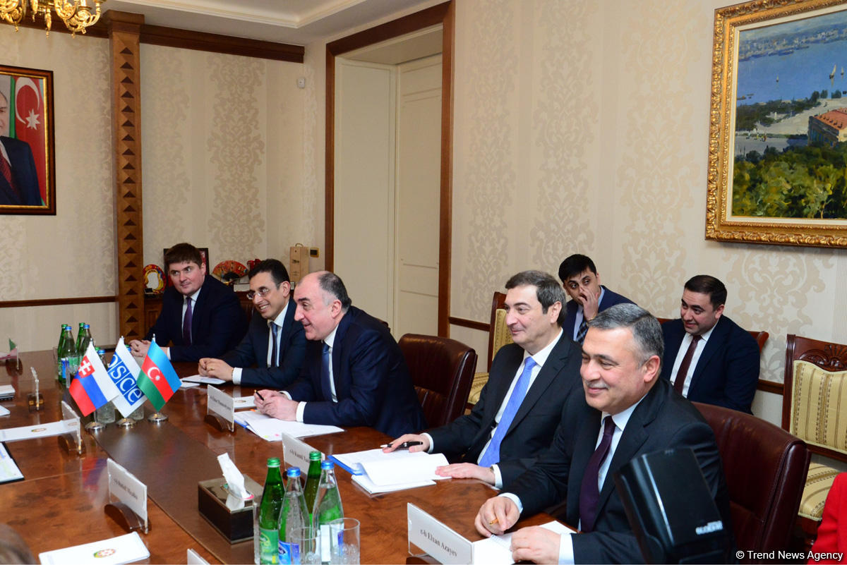 Azərbaycan və ATƏT Dağlıq Qarabağ münaqişəsini müzakirə edib (FOTO)