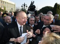 Prezident İlham Əliyev: Mənim işim xalqa xidmət etməkdir, mən öz vəzifəmi bunda görürəm (FOTO)