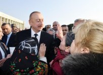 Prezident İlham Əliyev: Mənim işim xalqa xidmət etməkdir, mən öz vəzifəmi bunda görürəm (FOTO)