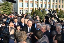 Prezident İlham Əliyev: Mənim işim xalqa xidmət etməkdir, mən öz vəzifəmi bunda görürəm (FOTO)