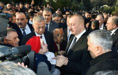 Prezident İlham Əliyev: Mənim işim xalqa xidmət etməkdir, mən öz vəzifəmi bunda görürəm (FOTO)