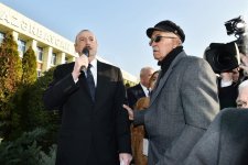 Prezident İlham Əliyev: Mənim işim xalqa xidmət etməkdir, mən öz vəzifəmi bunda görürəm (FOTO)