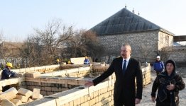 Prezident İlham Əliyev: Mənim işim xalqa xidmət etməkdir, mən öz vəzifəmi bunda görürəm (FOTO)