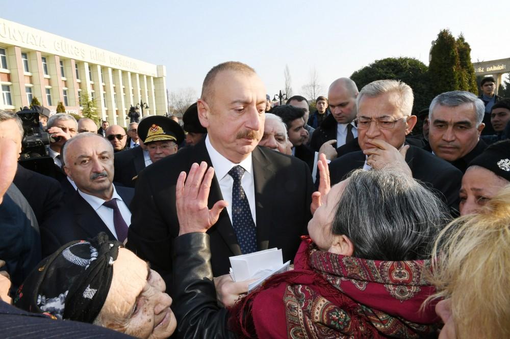 Prezident İlham Əliyev: Mənim işim xalqa xidmət etməkdir, mən öz vəzifəmi bunda görürəm (FOTO)