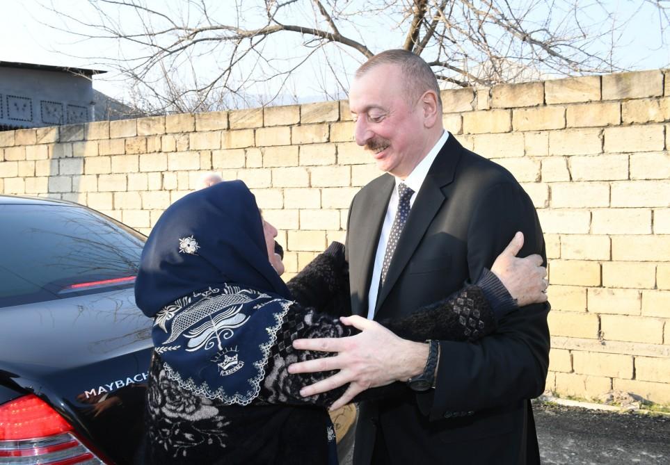Prezident İlham Əliyev: Mənim işim xalqa xidmət etməkdir, mən öz vəzifəmi bunda görürəm (FOTO)