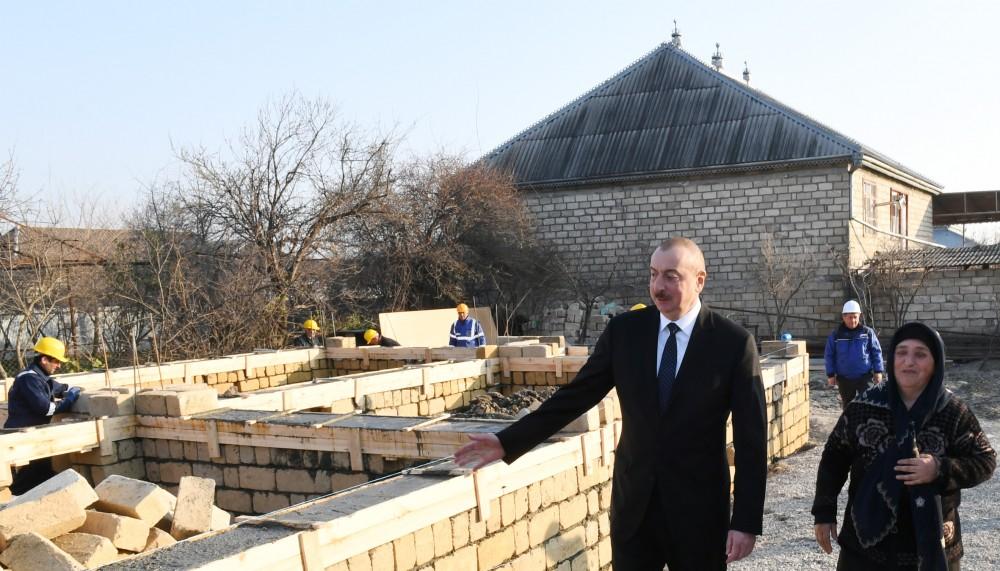 Prezident İlham Əliyev: Mənim işim xalqa xidmət etməkdir, mən öz vəzifəmi bunda görürəm (FOTO)