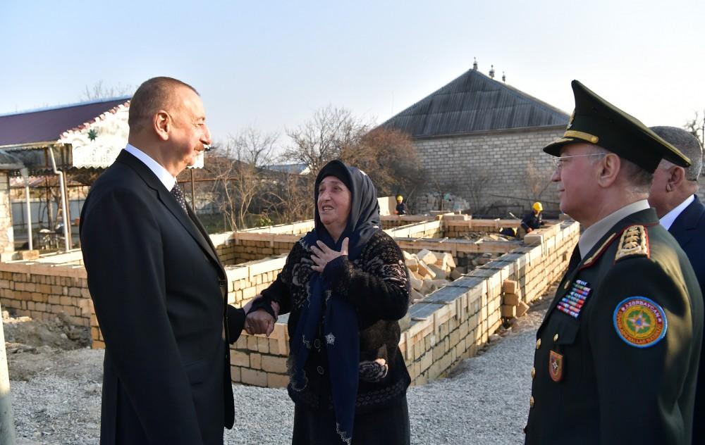 Prezident İlham Əliyev: Mənim işim xalqa xidmət etməkdir, mən öz vəzifəmi bunda görürəm (FOTO)