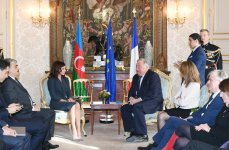 Birinci vitse-prezident Mehriban Əliyeva Fransa Senatının sədri Jerar Larşe ilə görüşüb (FOTO)