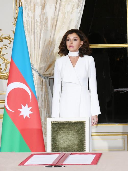 Azərbaycanın Birinci vitse-prezidenti Mehriban Əliyevanın Fransanın Baş naziri Eduard Filip ilə təkbətək görüşü olub (FOTO) (YENİLƏNİB)