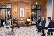 Azərbaycanın Birinci vitse-prezidenti Mehriban Əliyeva Fransanın iqtisadiyyat və maliyyə naziri Brüno Lömer ilə görüşüb (FOTO)