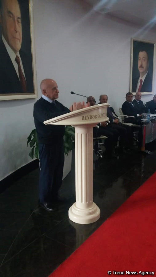Suraxanıda Azərbaycanda təhlükəsizlik orqanlarının yaranmasının 100 illiyinə həsr olunan tədbir keçirilib (FOTO)