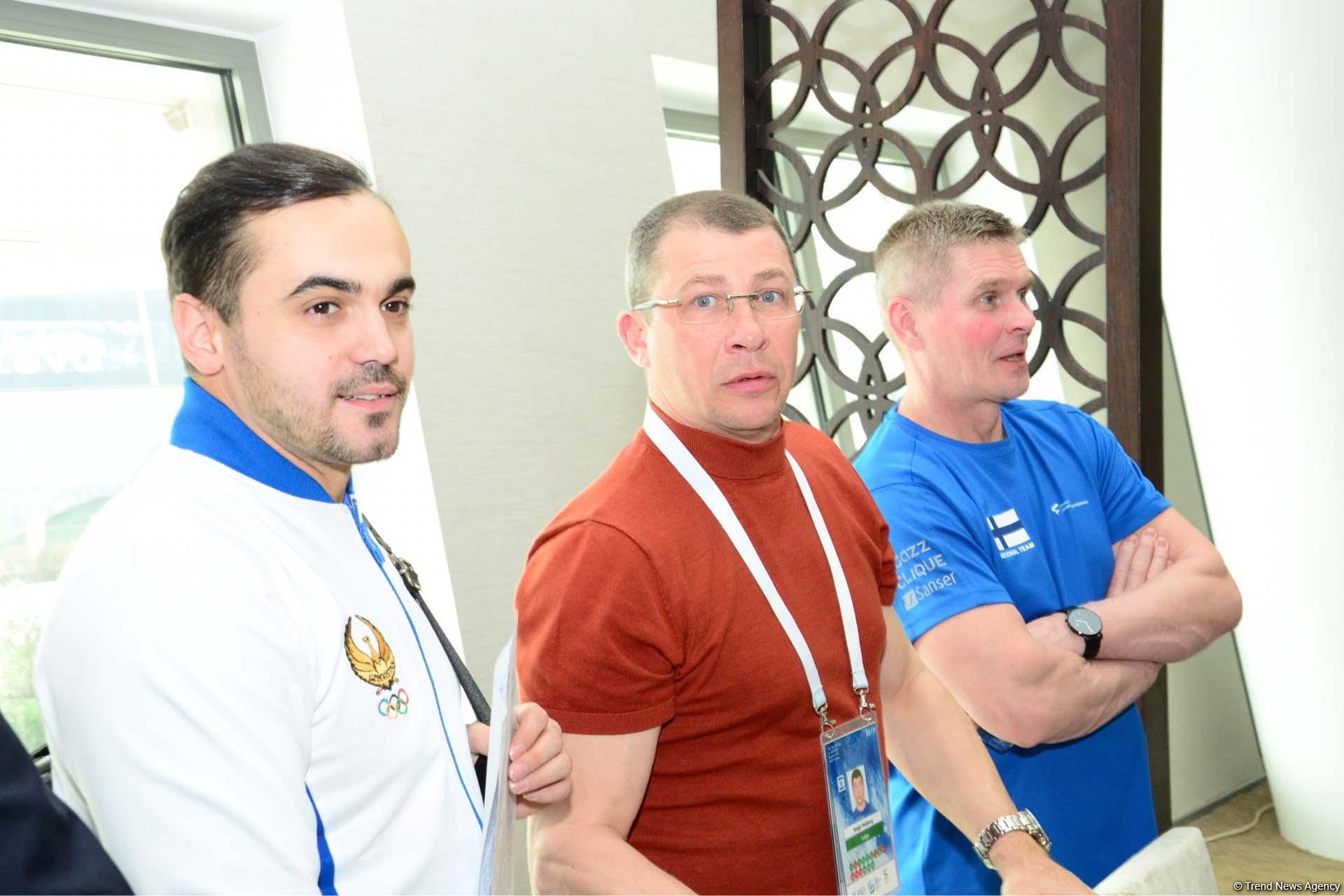 Bakıda idman gimnastikası üzrə Dünya Kubokunun püşkatma mərasimi keçirilib (FOTO)