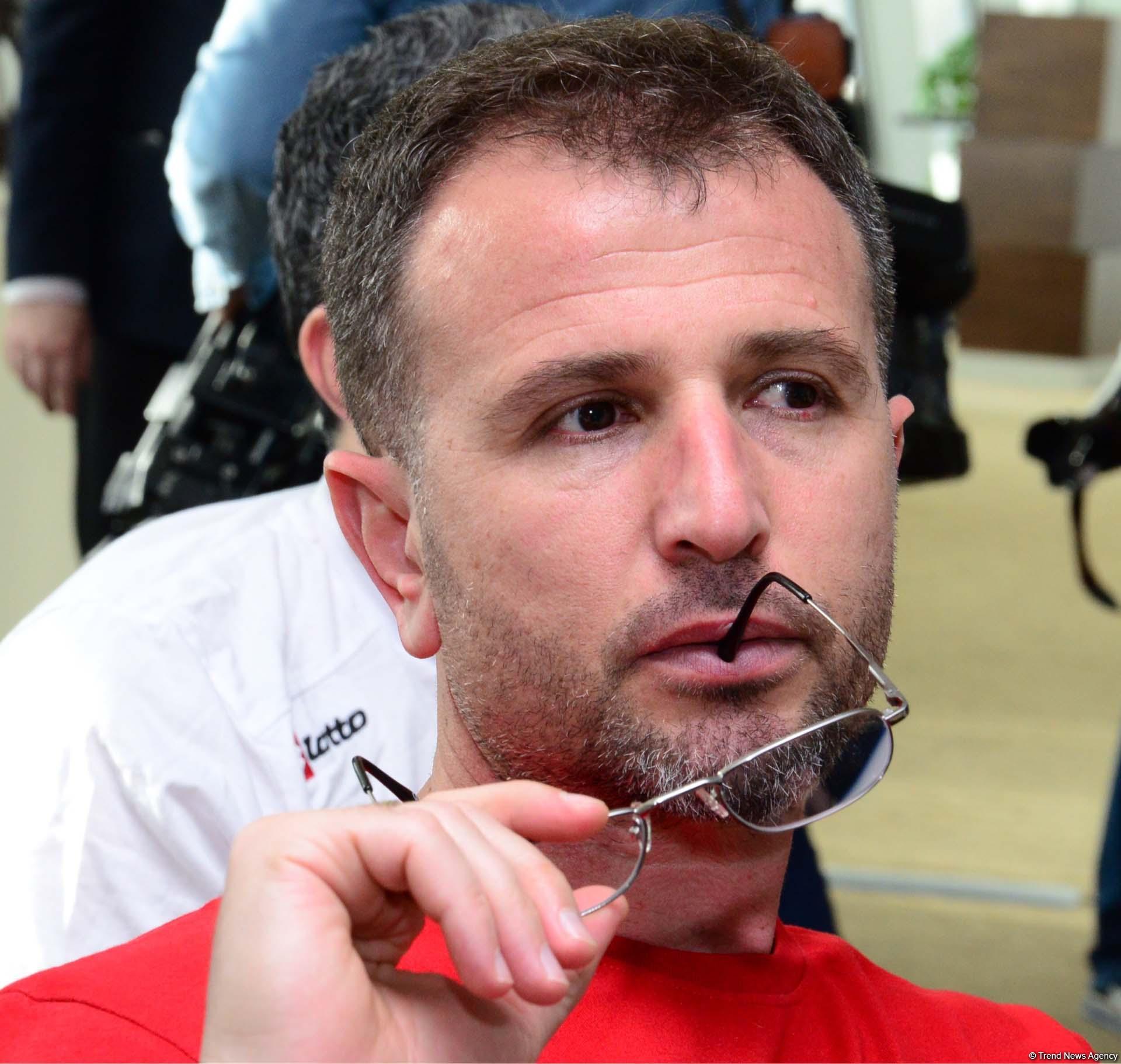 Bakıda idman gimnastikası üzrə Dünya Kubokunun püşkatma mərasimi keçirilib (FOTO)